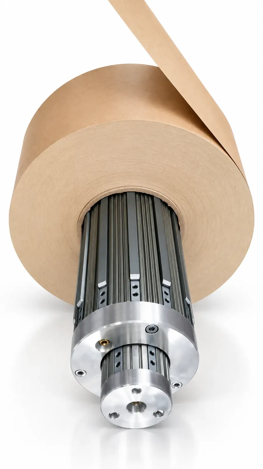 Mechanischer Aluminiumadapter in einer Kartonhülse